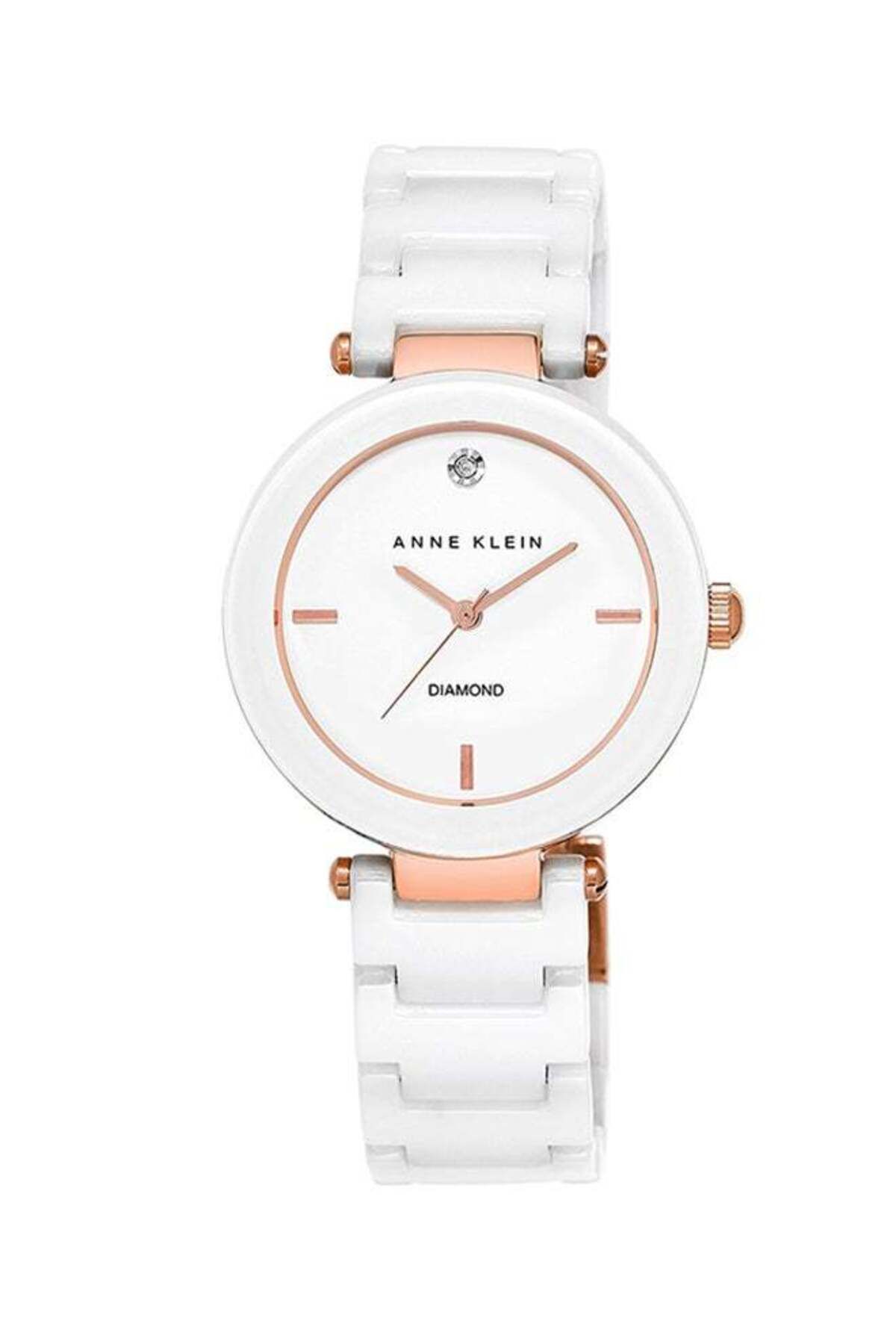 Anne Klein-ساعة آن كلاين النسائية التناظرية الكاجوال AK/1018RGWT 3