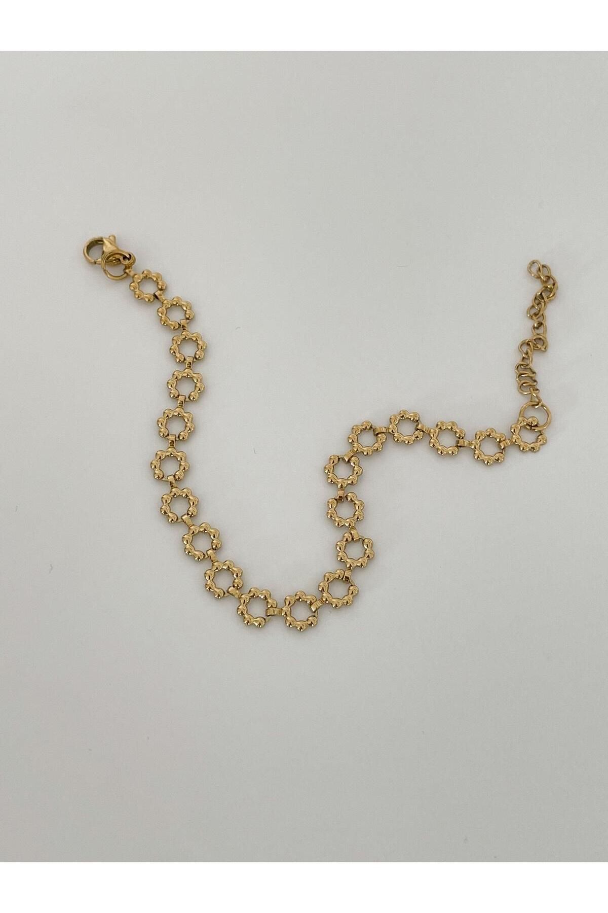 I VENÜS Accessories Yuvarlak Zincir Model Çelik Bileklik