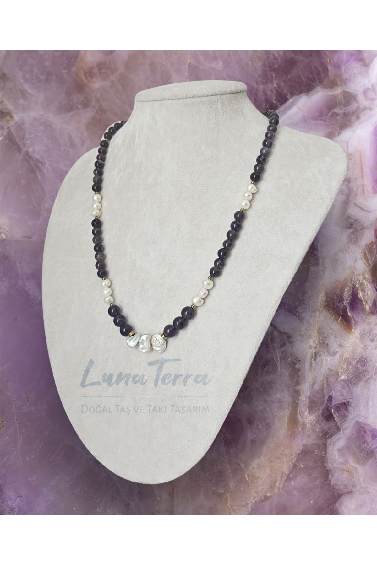Lunaterra Luna Seri No 29 Doğaltaş Kolye