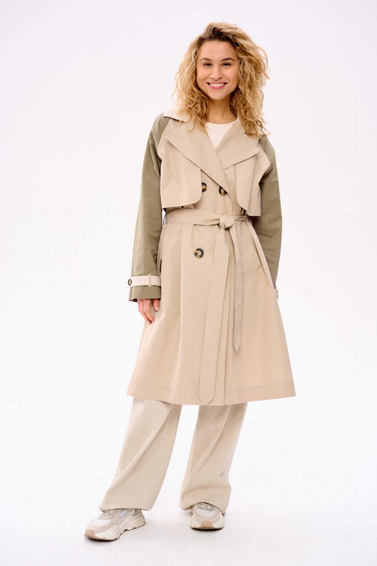 コート PAROSH Women Coats D431554 LEAK 04 Beige P.A.R.O.S.H. Leak Coat | Brown | FARFETCH