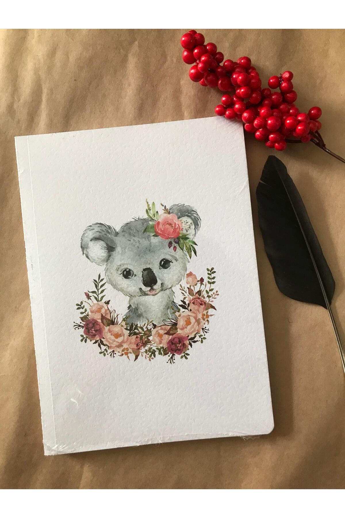 Adalinhome Atakids Lizy Hayvan Figürlü Çizgili Okul Not Defteri (21×15 cm, 80 Yaprak)