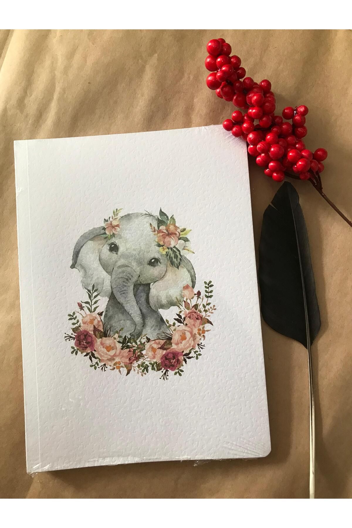 Adalinhome Atakids Lizy Hayvan Figürlü Çizgili Okul Not Defteri (21×15 cm, 80 Yaprak)