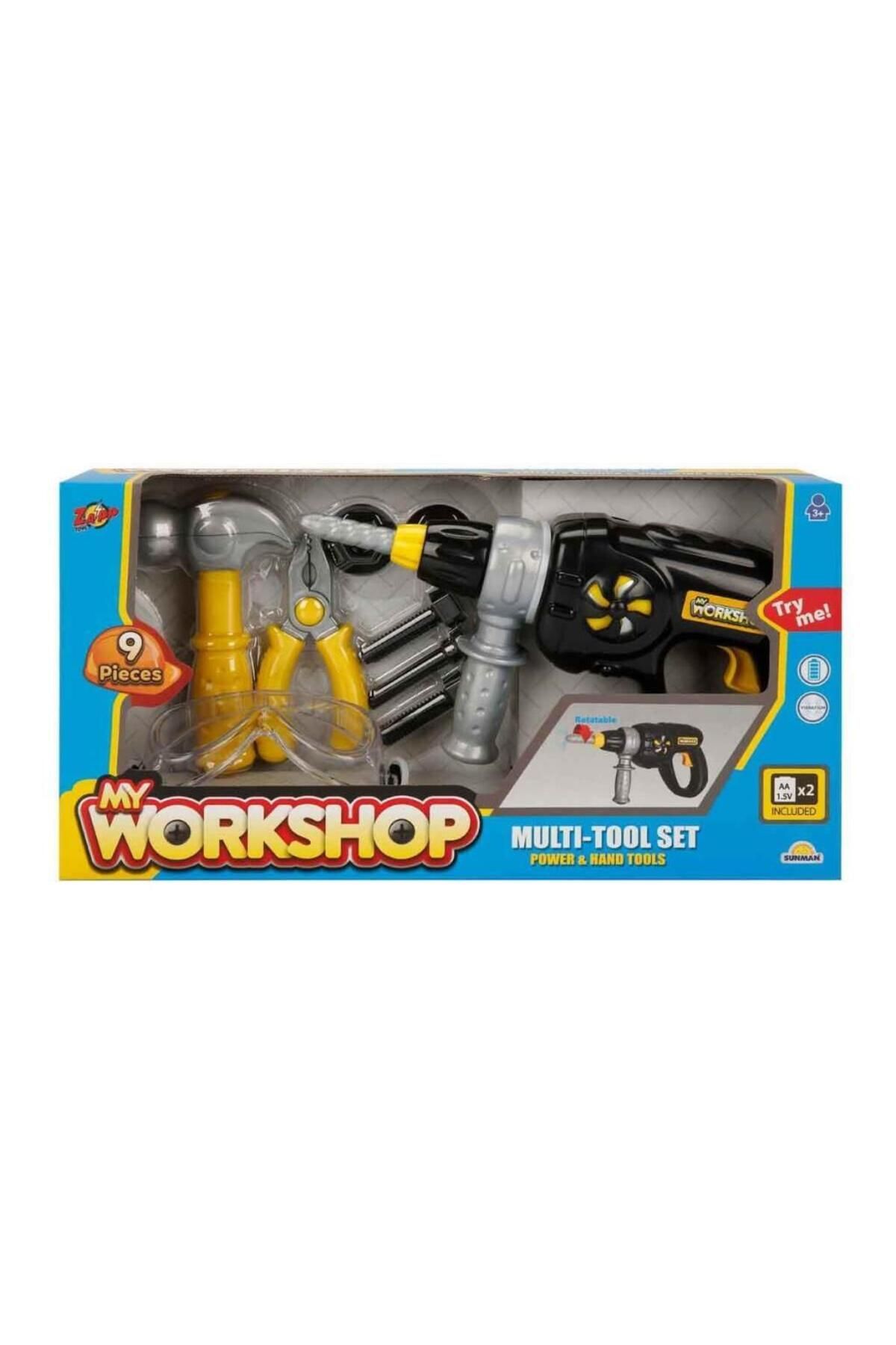 BLACK SPACE NessiWorld 4606 Zapp Toys My Workshop Matkaplı Tamir Seti 9 Parça