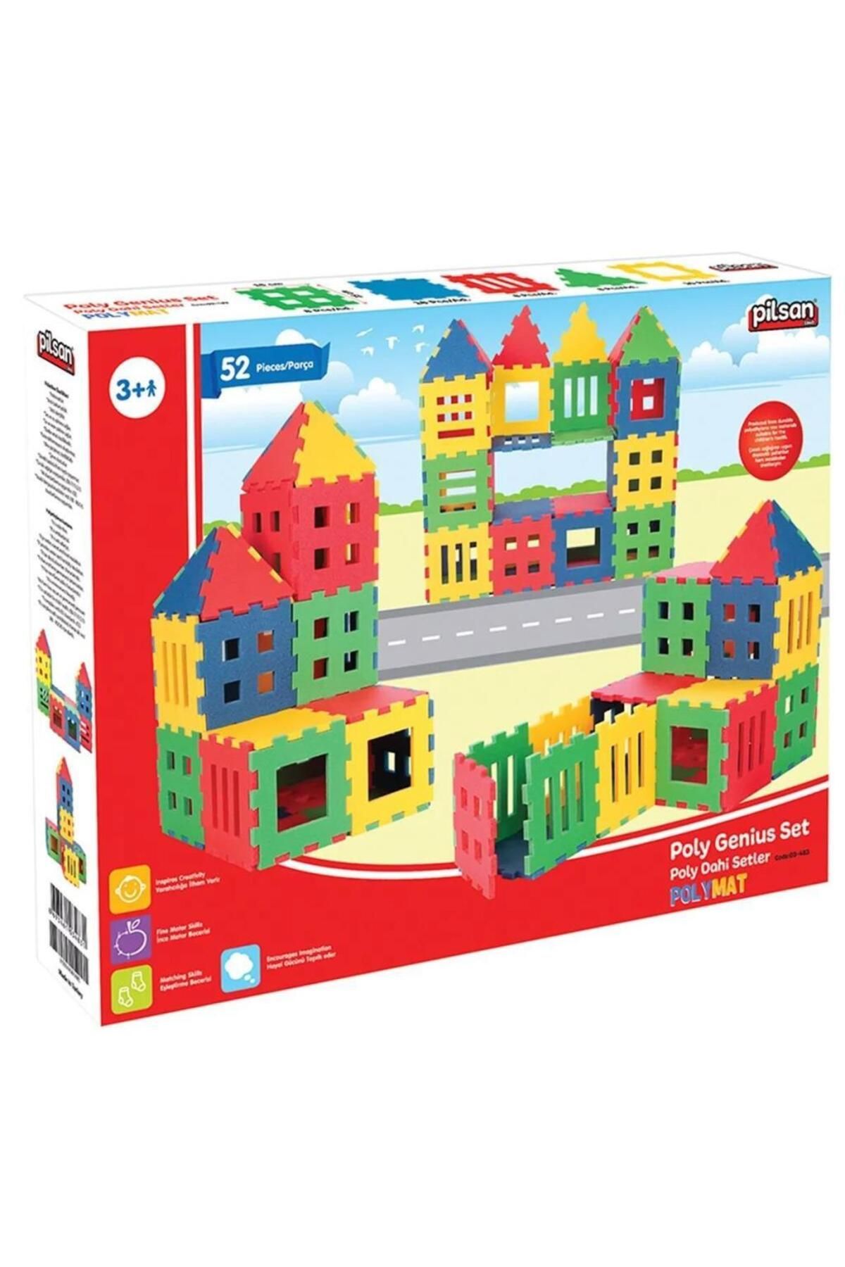 BLACK SPACE Nessiworld 03 483 Poly Dahi Setler 1mt2 -Pilsan Oyuncak