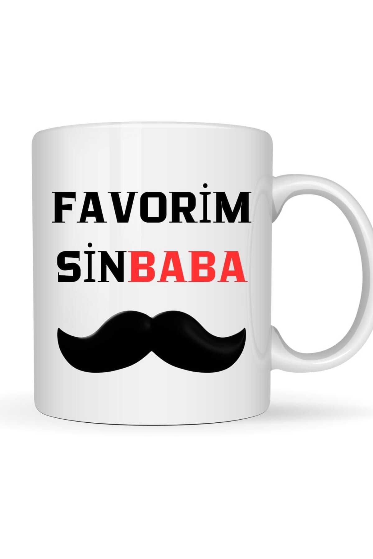 blueshop FAVORİMSİN BABA TEMALI PORSELEN KUPA