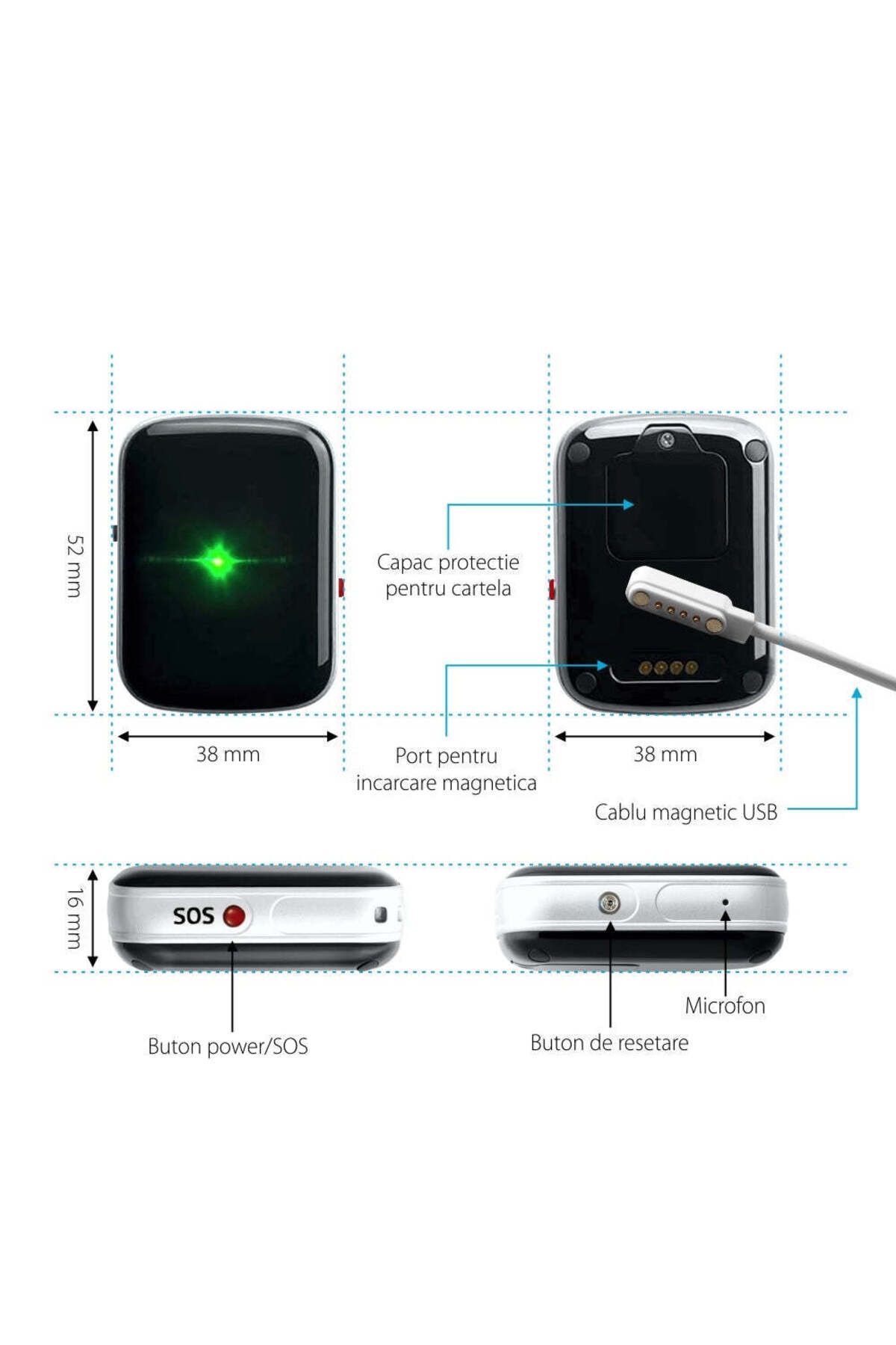 Minitechnics-The Smallest Professional Gps Tracker, Real-Time Locator + 3 Month History 5