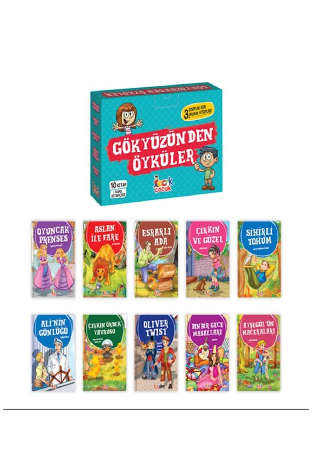 Bıcırık Yayınları Gökyüzünden Öyküler - (10 Kitap+Soru Kitapçığı)