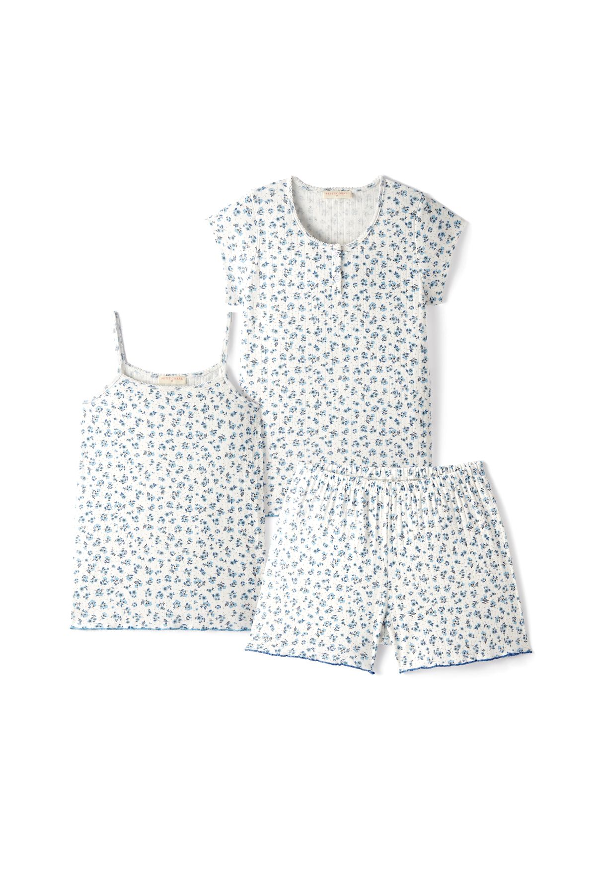 Petit Coral Floral Whisper Pijama Takımı - Anne