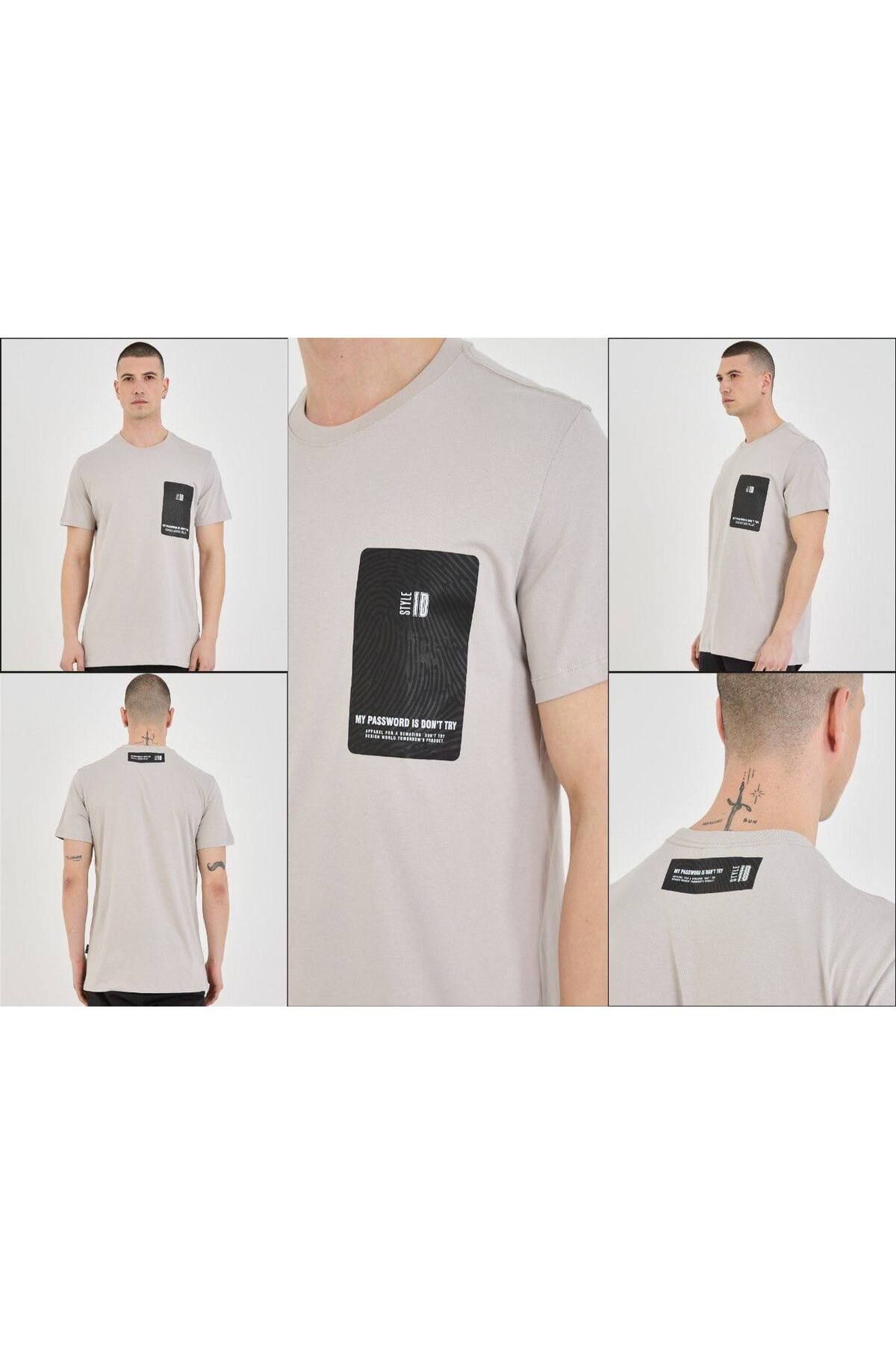 Key Denim ERKEK REGULAR FİT BASKILI T-SHİRT