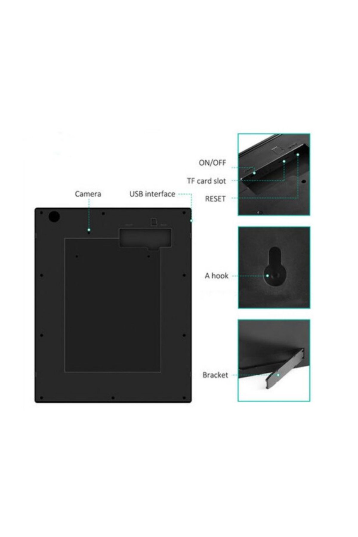 Minitechnics-Video Camera in Panel, Motion Sensor, Remote Control, 32 Gb 3