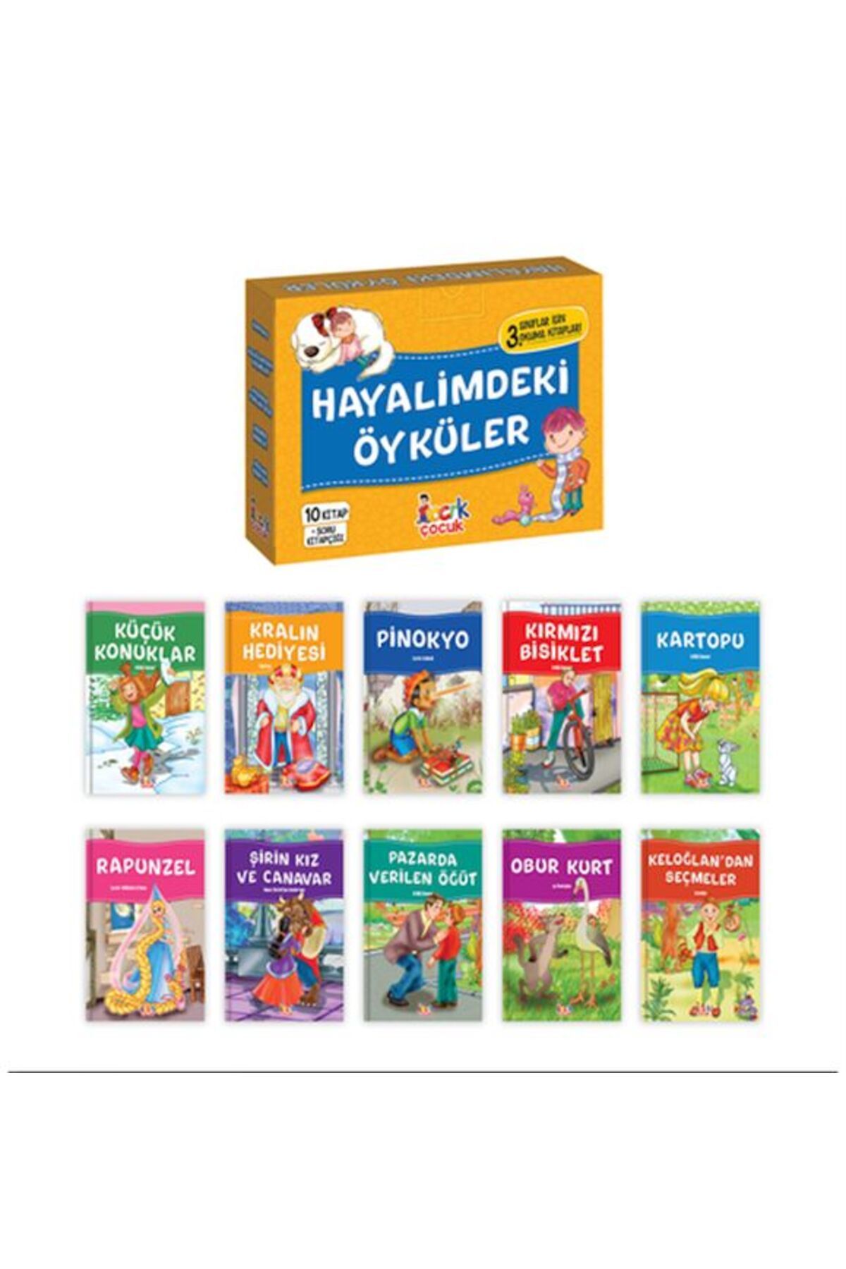 Bıcırık Yayınları Hayalimdeki Öyküler– (10 Kitap+Soru Kitapçığı)