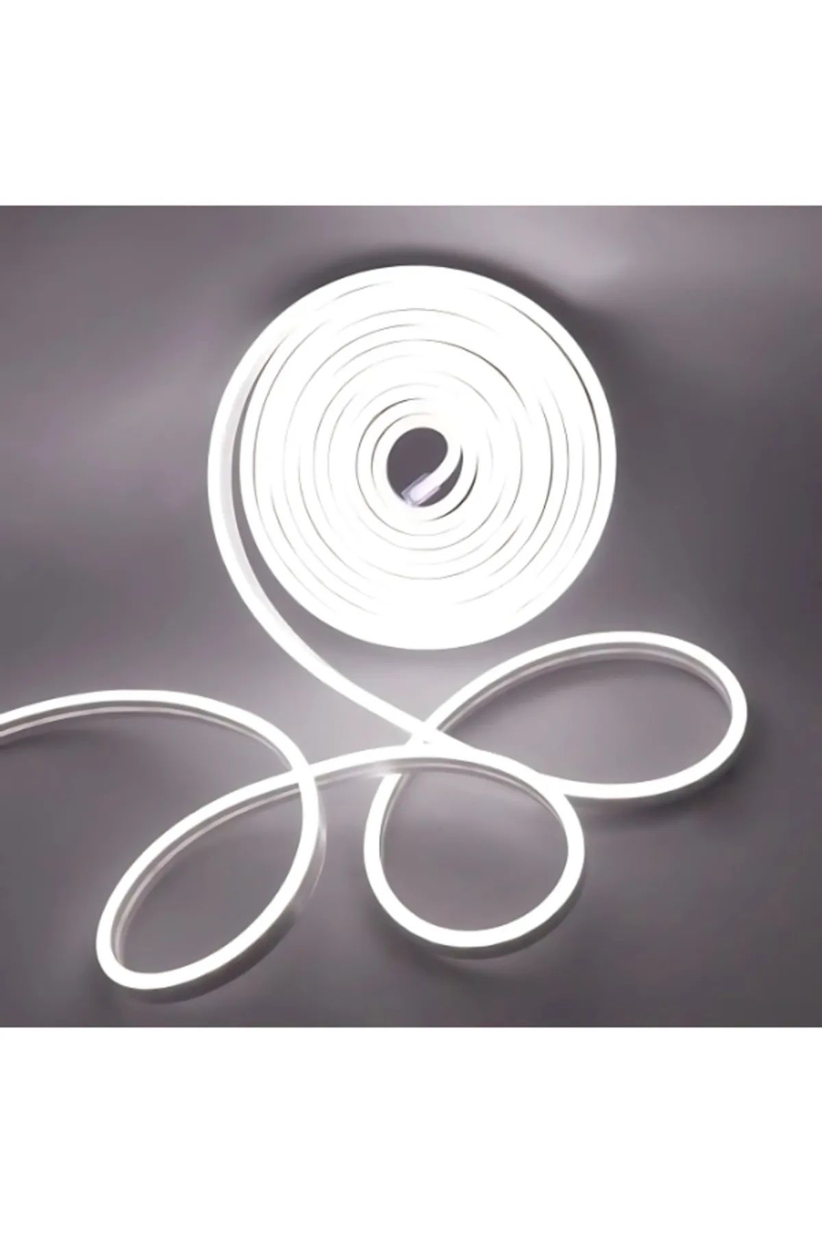 Noas 12 Volt Neon Led Beyaz Işık 6x12 Mm - 5 Metre