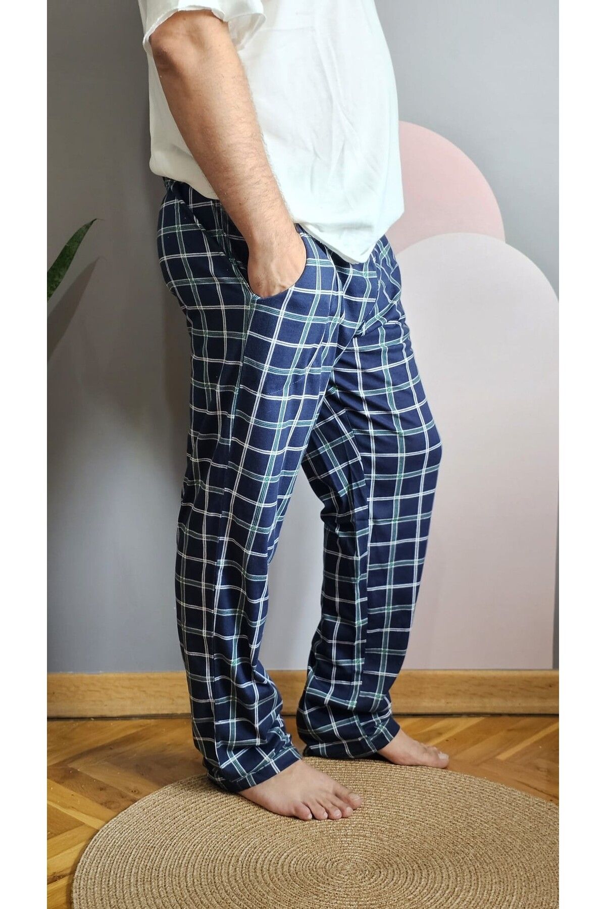 Butik Erkek Cepli Pijama Altı (%100Pamuk)