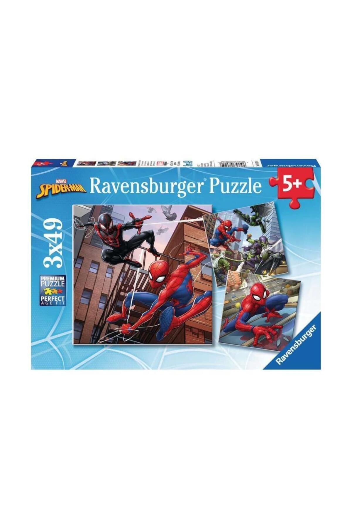 BLACK SPACE Nessiworld 80250 Spider-man 3x49 parça Ravensburger Puzzle