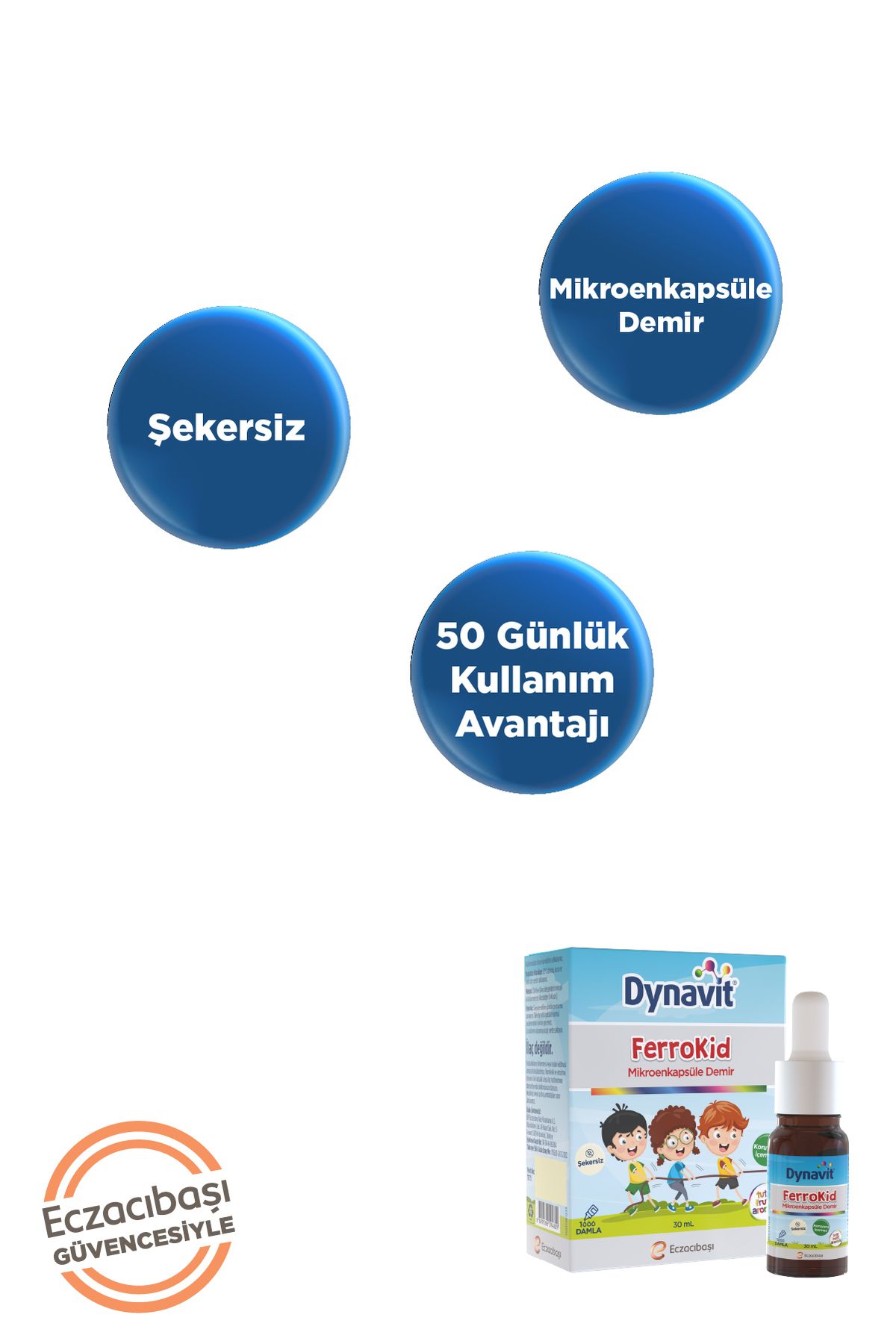 Dynavit-Ferrokid Drop 30 ml - Microen Encapsulated Iron 2