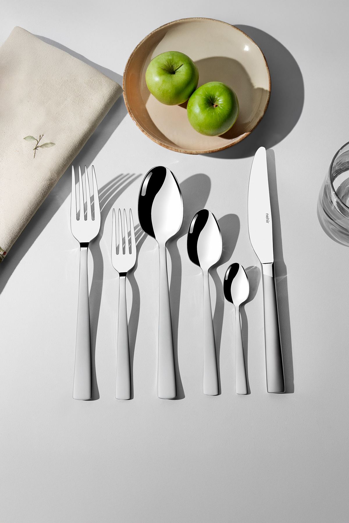 Nehir Sea Satin 12-Person 72 Piece Boxed Cutlery Set