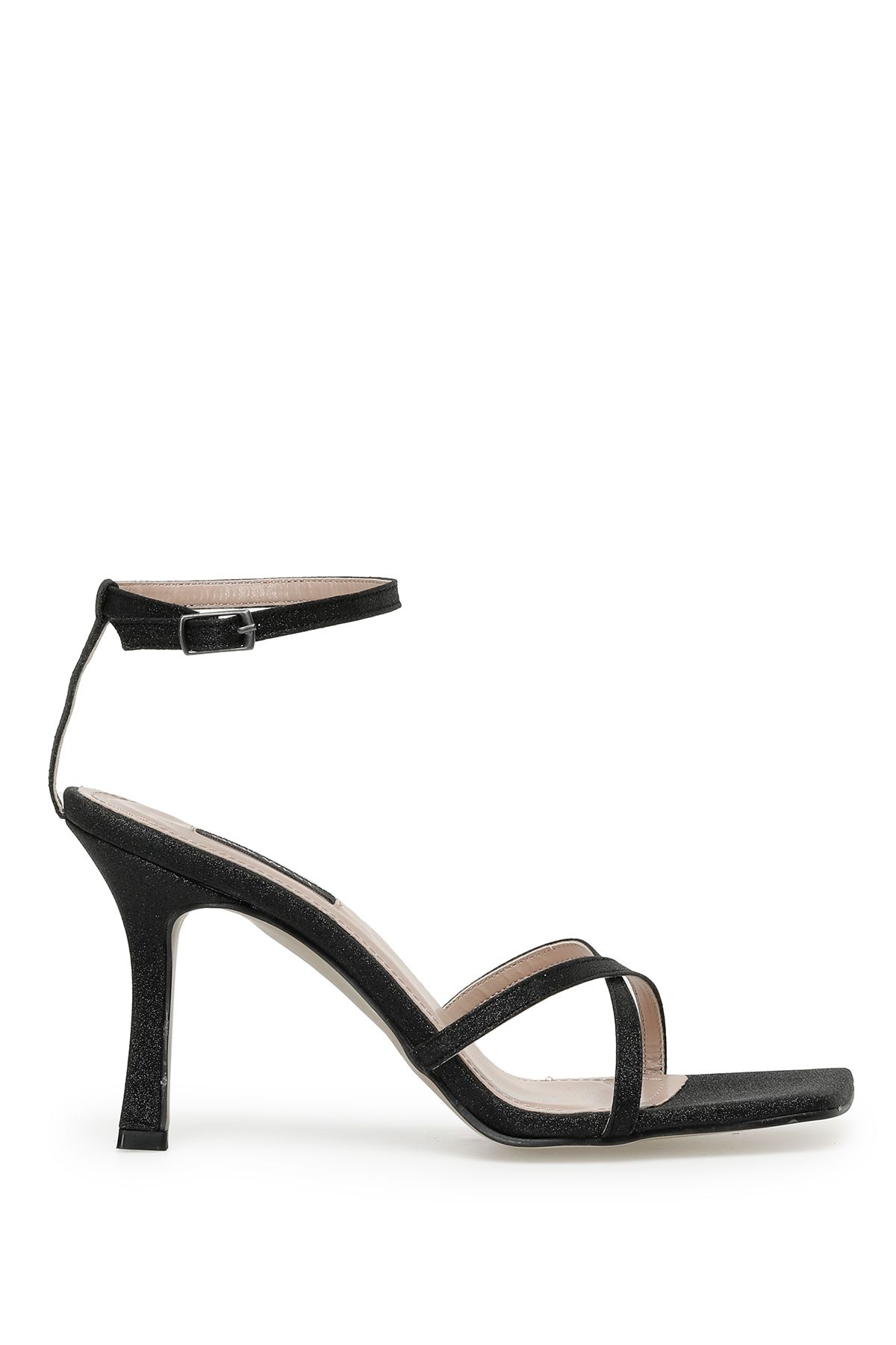 Nine West Czarne Damskie Sandały Na Obcasie Neyyas 3fx Kobieta - 38
