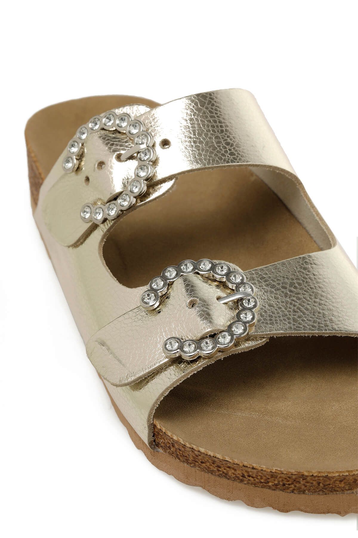 دمپایی طلایی زنانه طلای Leroy 3FX Nine West