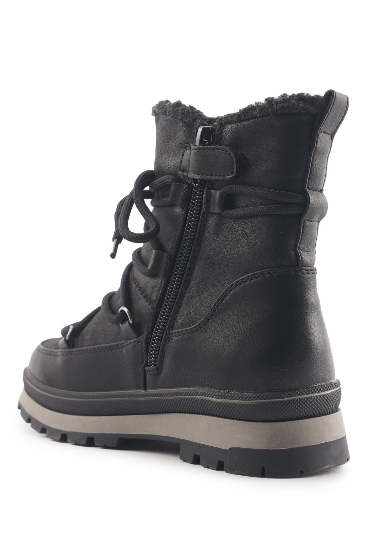 Polaris-626030F3PR Black Girl's Boots 3