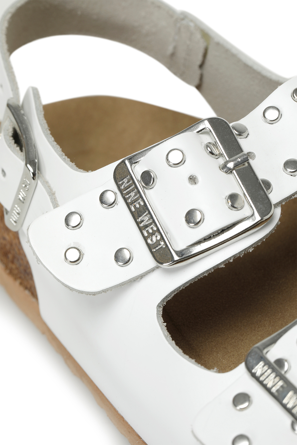 Nine West-Rıla 3fx Weiße Damen-Sandalen mit dicker Sohle 7