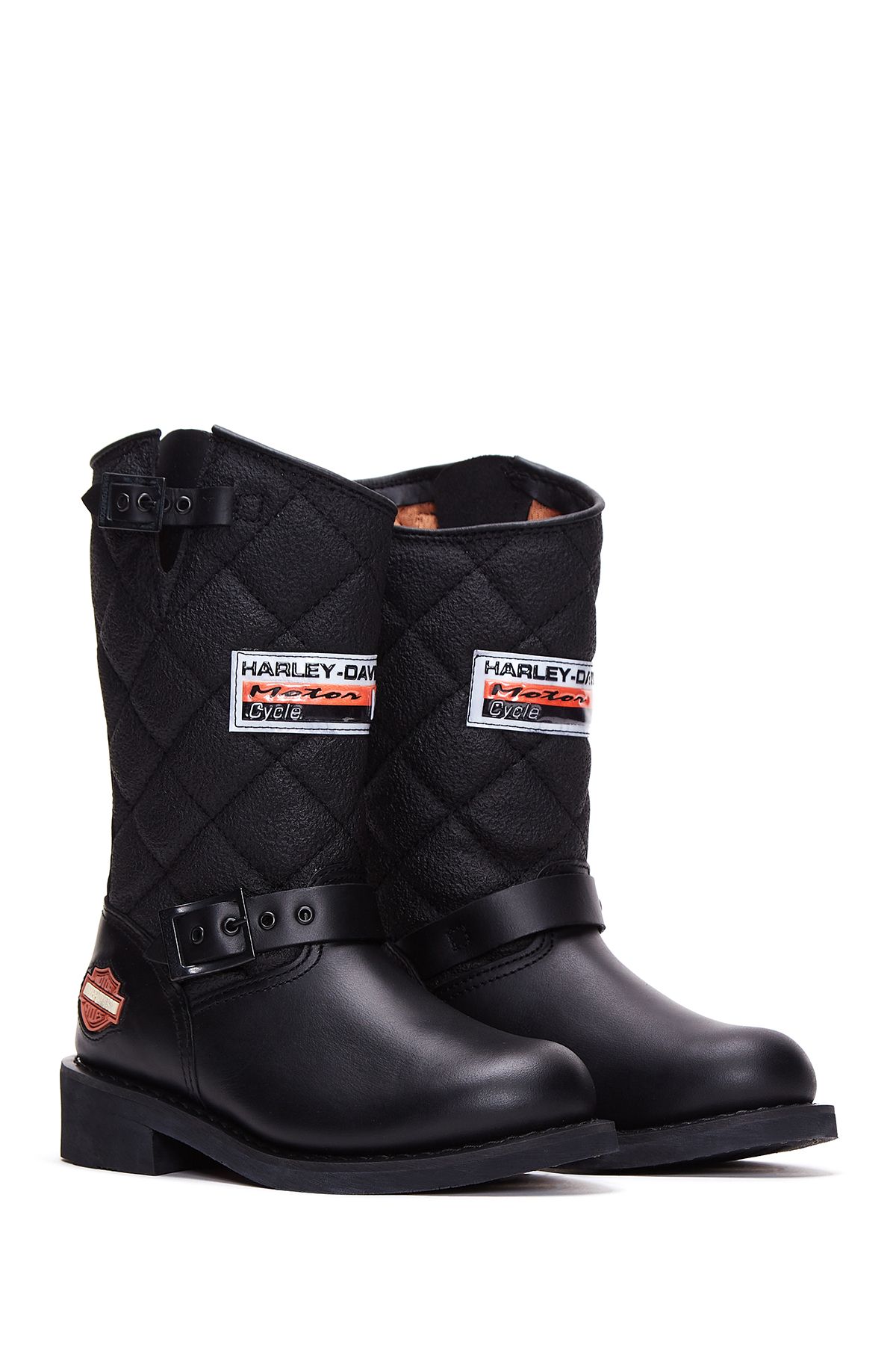 چکمه مشکی زنانه های هارلی دیویدسون لاکونیا 644 چرمی روغنی Harley Davidson