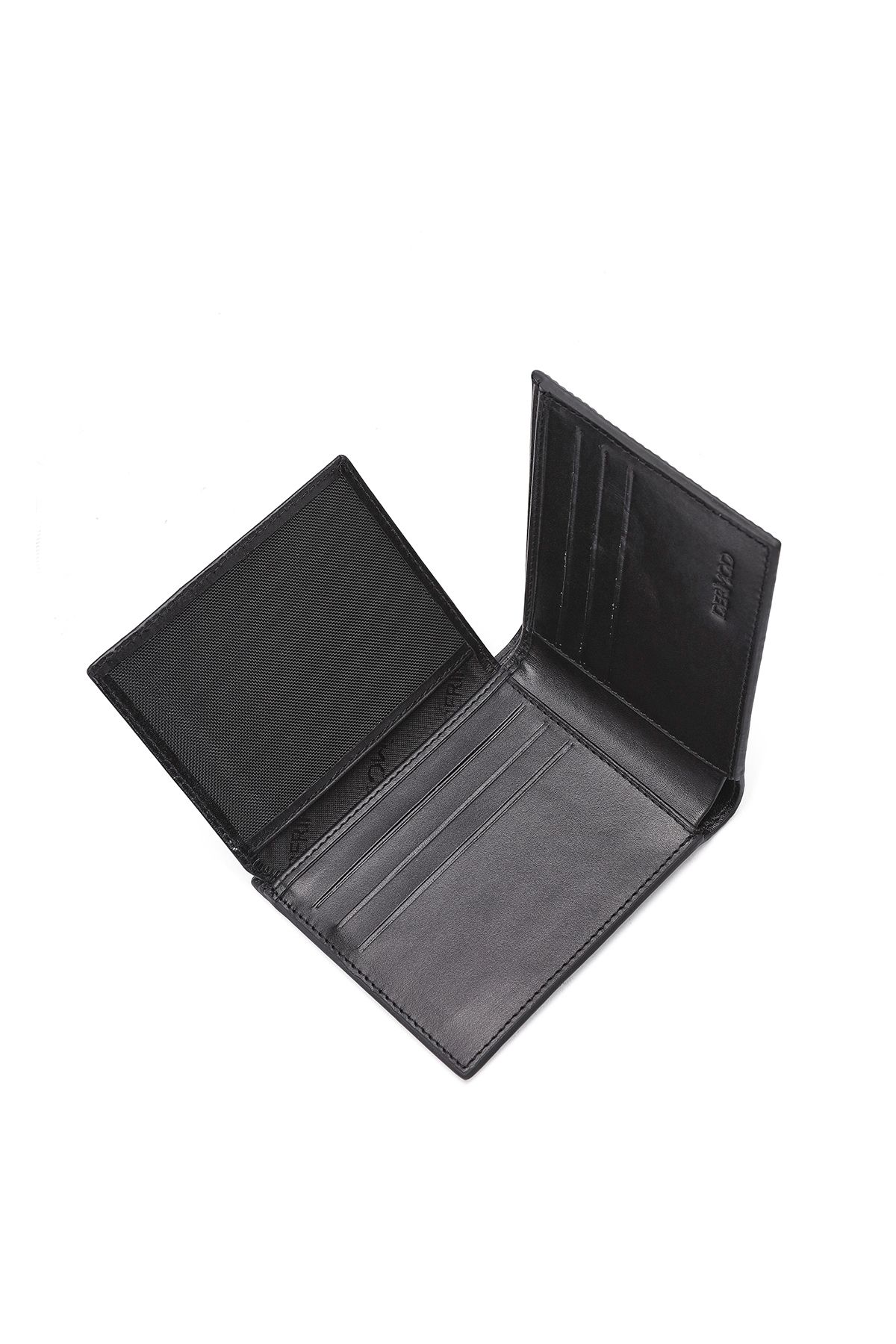 Derimod-Black Leather Men's Wallet - 000a2d308226 6