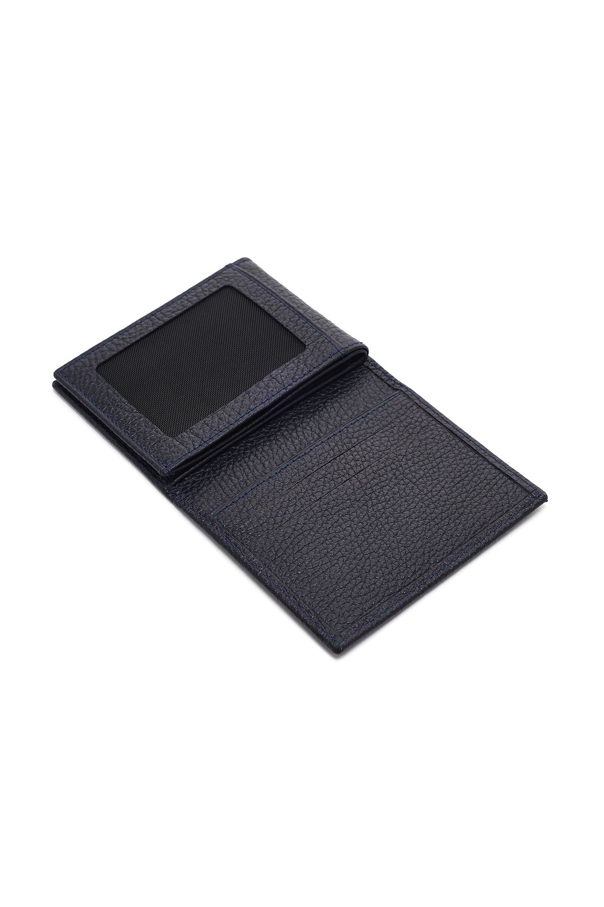 Derimod-Men's Navy Blue Leather Wallet 000A2D3063Ft 7