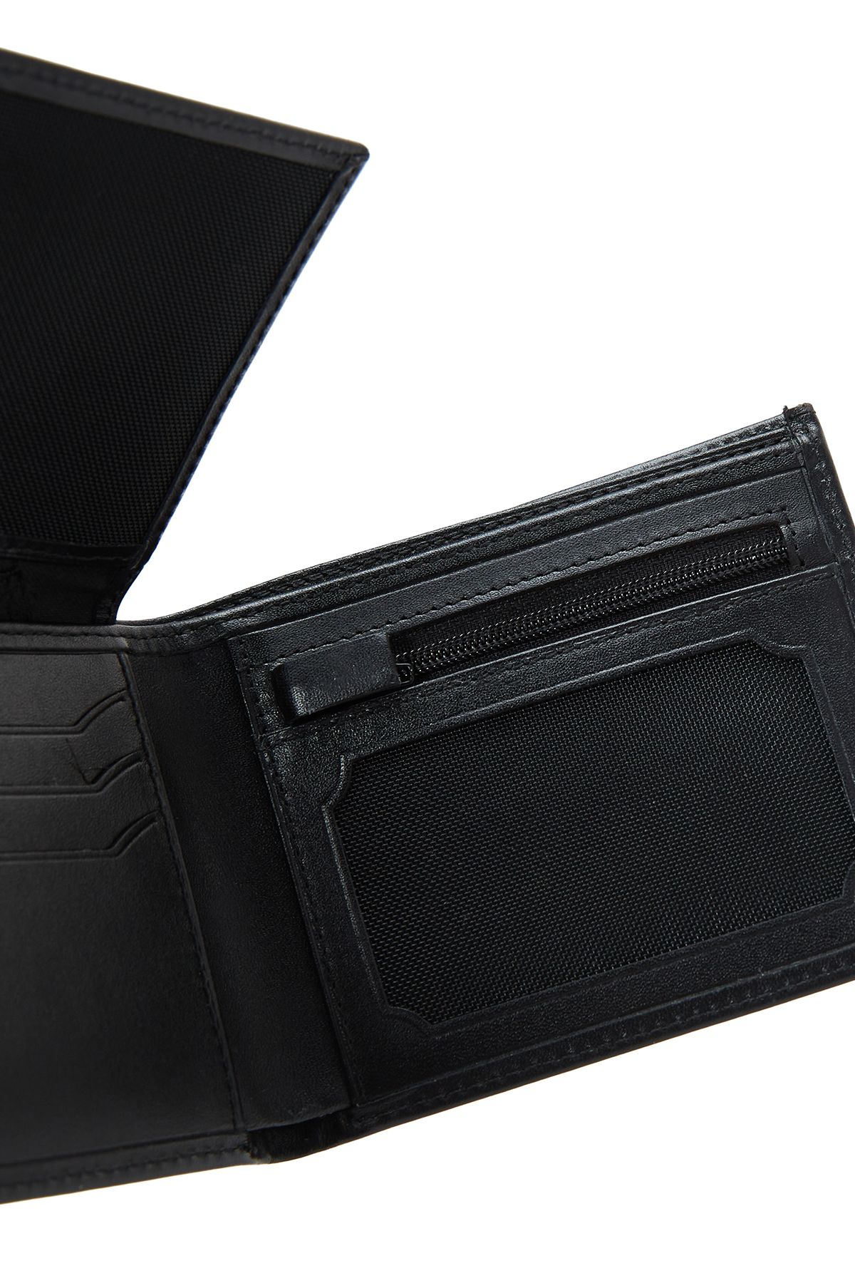 Derimod-Black Leather Men's Wallet - 000a2d307118 7