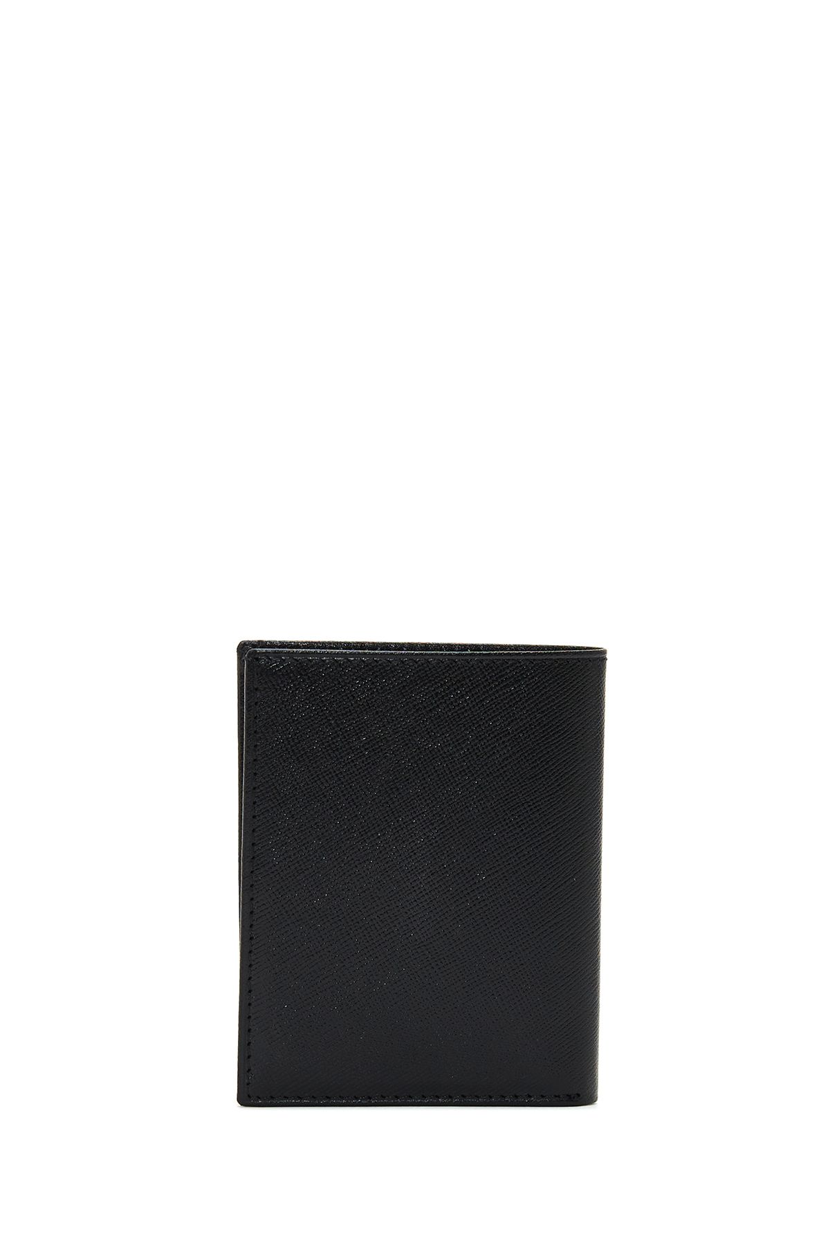 Derimod-Black Leather Men's Card Holder - 000a2d3012cv 4