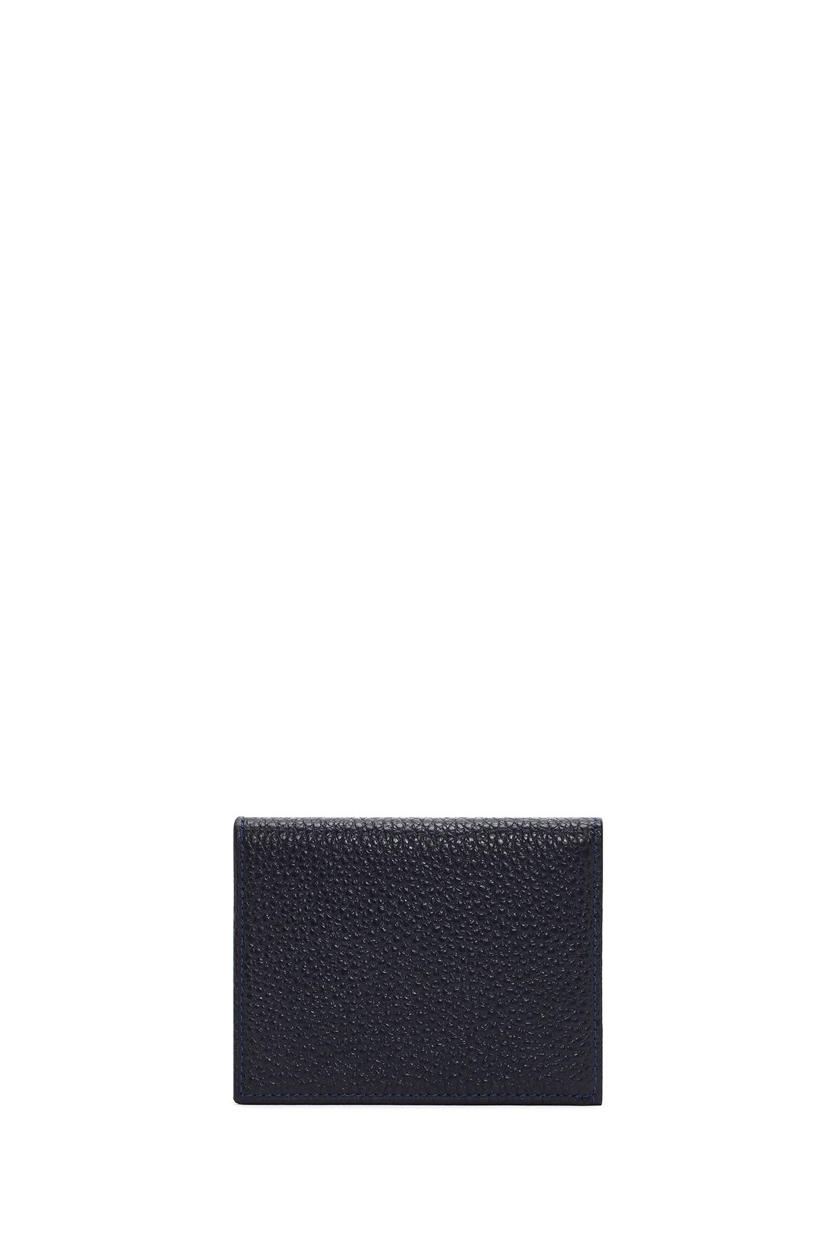 Derimod-Men's Navy Blue Leather Wallet 000A2D3063Ft 3