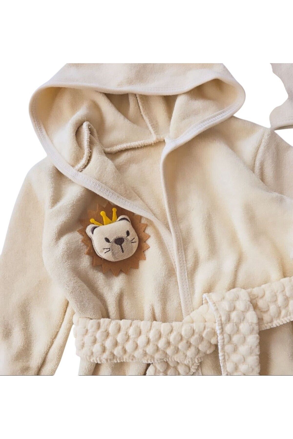 BYS BABY FASHION Erkek Çocuk Bornozu/erkek Bebek Hediyesi / 0-2 Yaş Için Kullanıma Uygundur %100 Organik