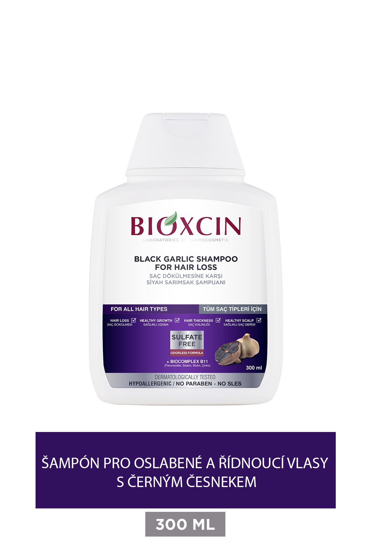 Bioxcin-Siyah Sarımsaklı Şampuan 300 ml- 1