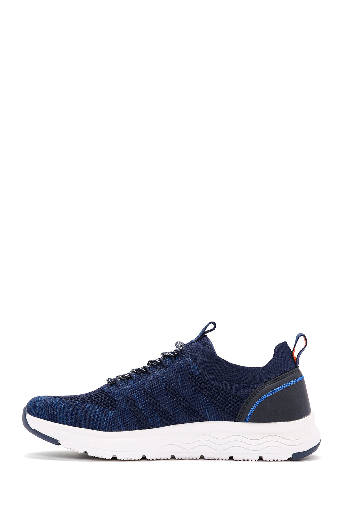 Zero Erkek Lacivert Bağcıklı Kalın Tabanlı Kumaş Sneaker 24sfd69546f - 2