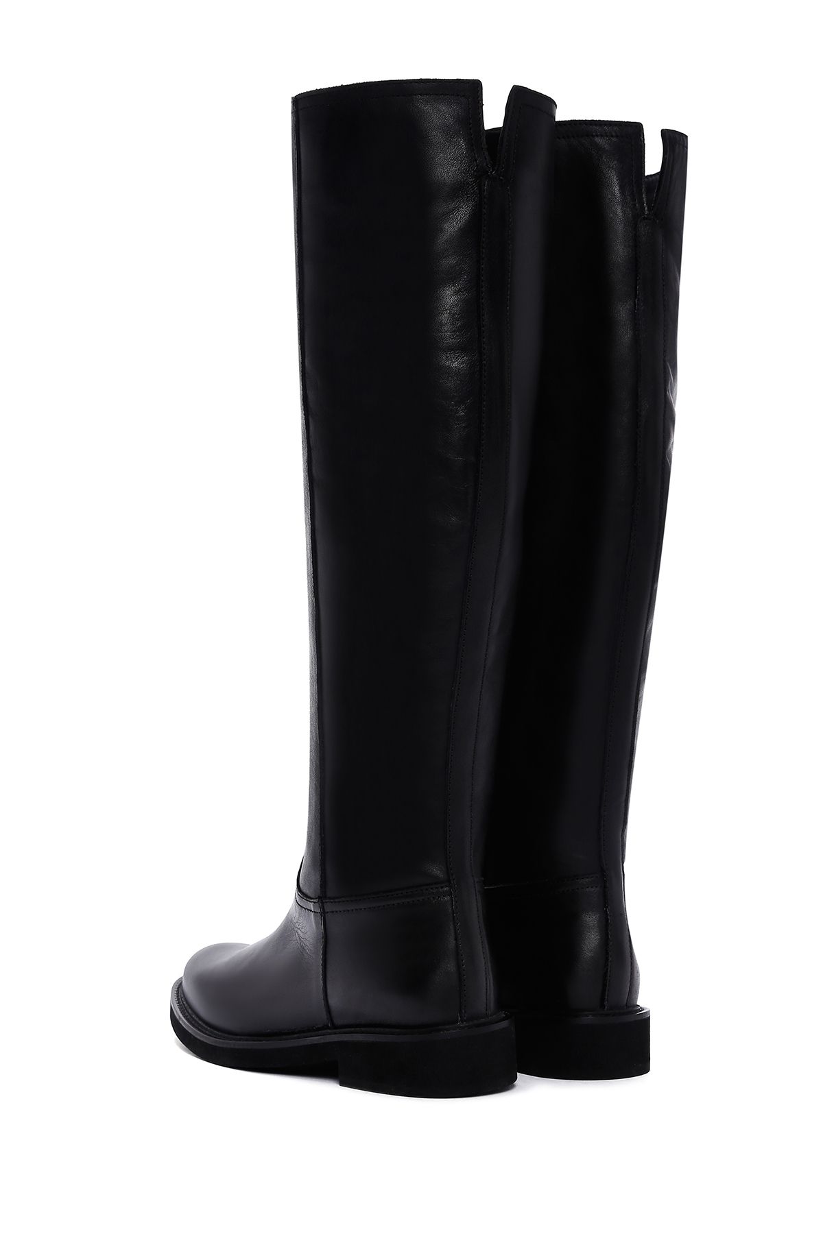 Derimod-Women's Black Leather Casual Leather Boots 24Wfd 550618 7