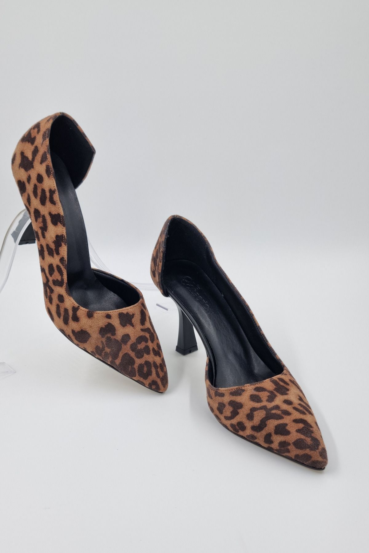 Odie Collection-Leopard Patterned Stylish Daily Night Pointed Toe Low-Cut Stiletto 4