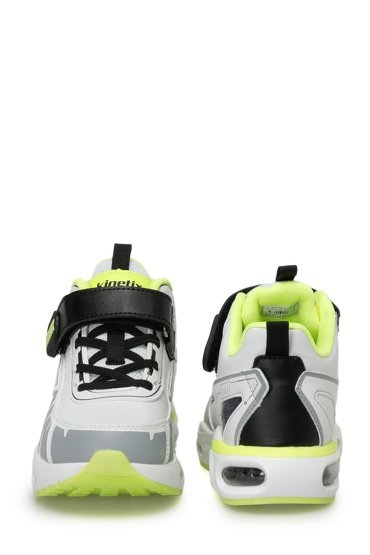 Kinetix-SOLVIT HI 4X weiße Jungen-Basketballschuhe 5