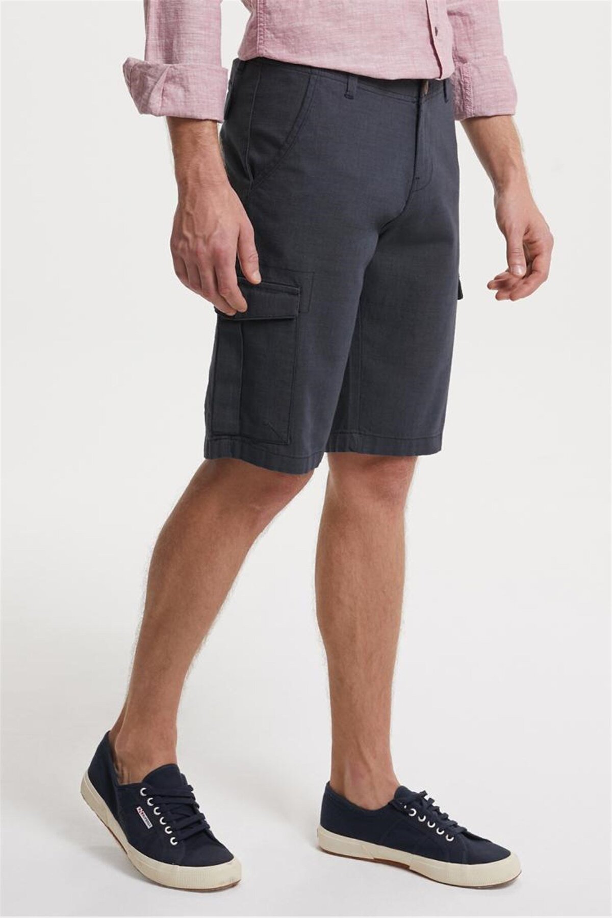 شلوارک مردانه راسته فاق نرمال | لی کوپر Lee Cooper TYC00234926755 - تصویر 7