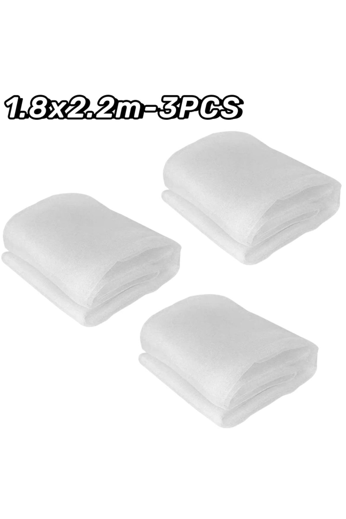 Choice-White-1.8x2.2m-3PCS Large Fruits Tree Netting Cover with Zipper and Drawstring Garden Insect Netting 1