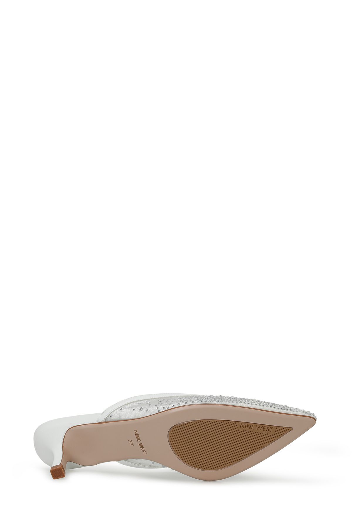 کفش پاشنه کلاسیک سفید زنانه های 4FX Nine West
