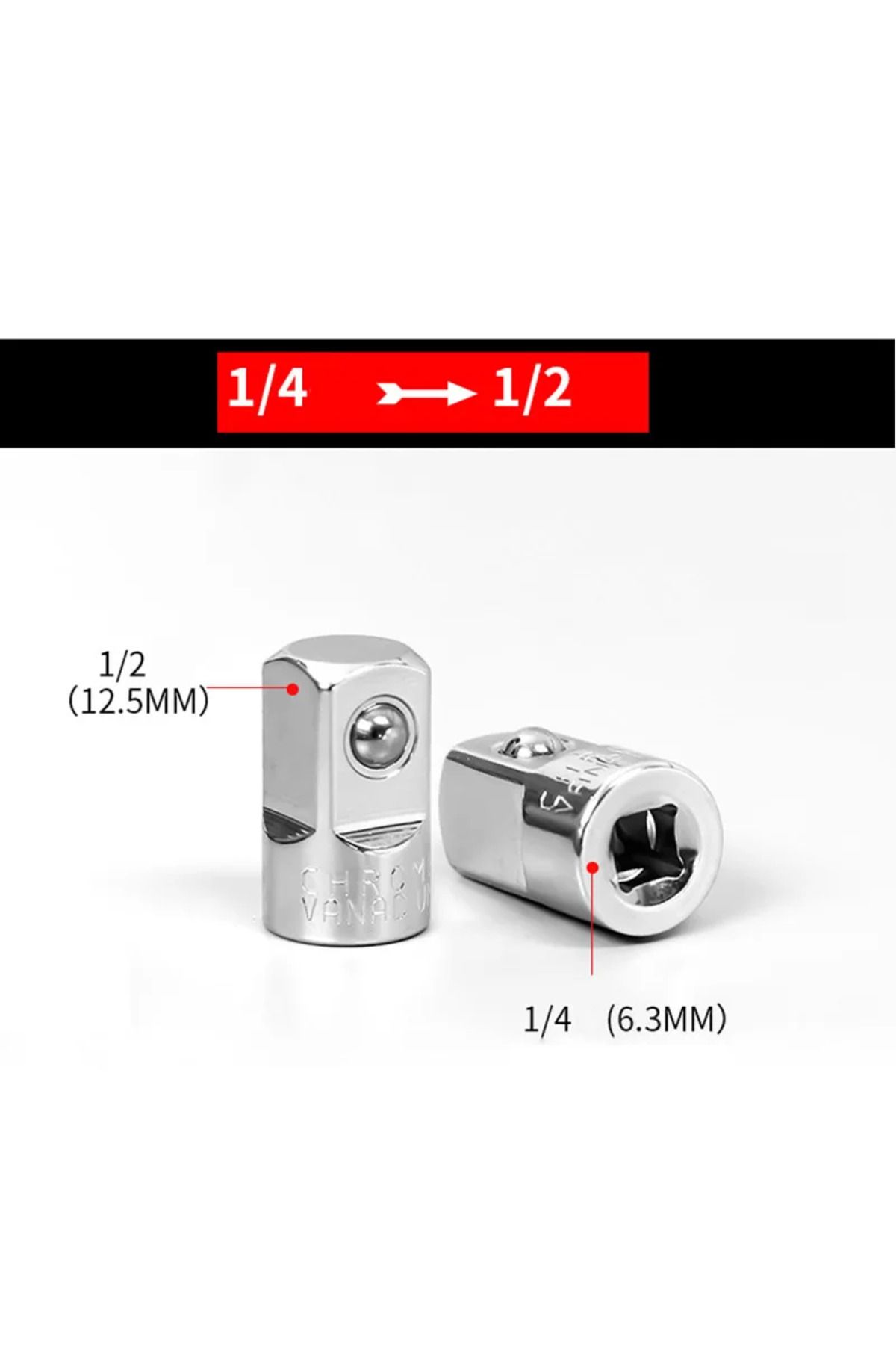 Vibra Tite-1 4 1 2 1/4 3/8 1/2 Ratchets Wrench Socket Adapter Converter Drive Reducer Air Impacts Wrench Adapte 1