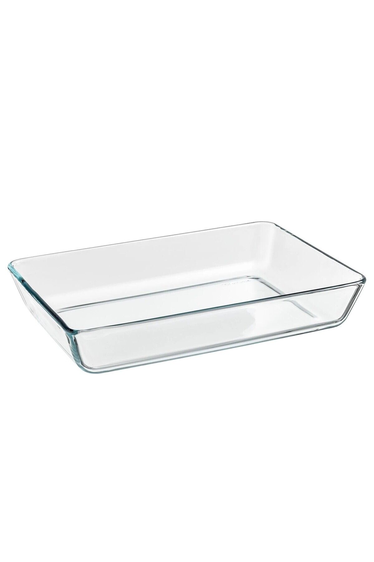 IKEA Dikdörtgen Fırın Kabı 35x25x7 Cm İkea Pişirme Kabı Şeffaf Isıya Dayanıklı Cam Kap Servis Tabağı
