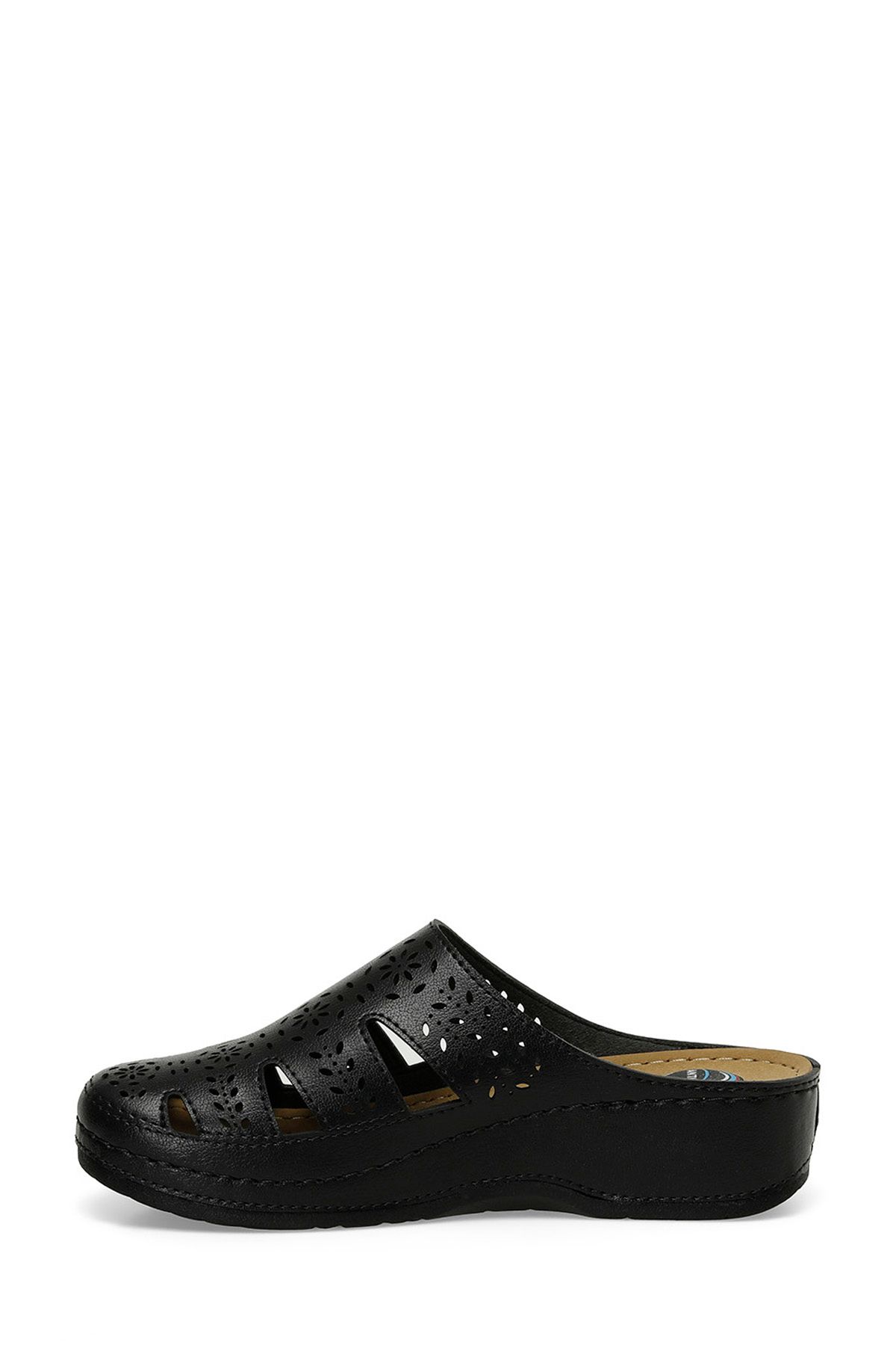 Polaris-164347.Z4Fx Black Women's Slippers 3