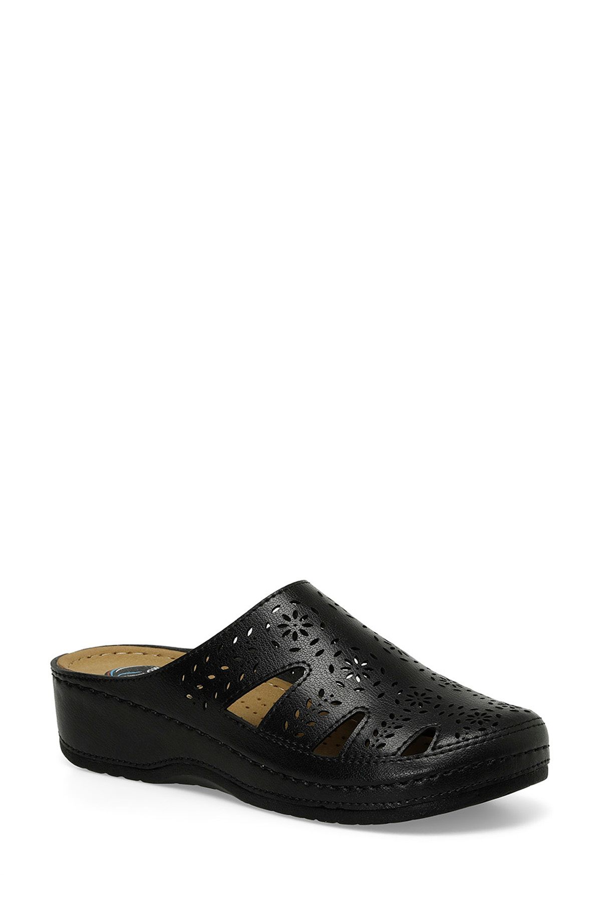 Polaris-164347.Z4Fx Black Women's Slippers 2