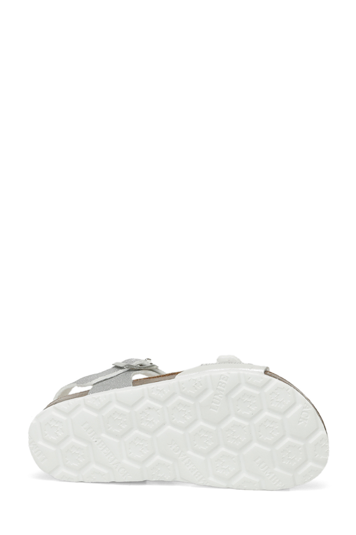 lumberjack-Girl's Silver Slippers BLONI 4FX 6