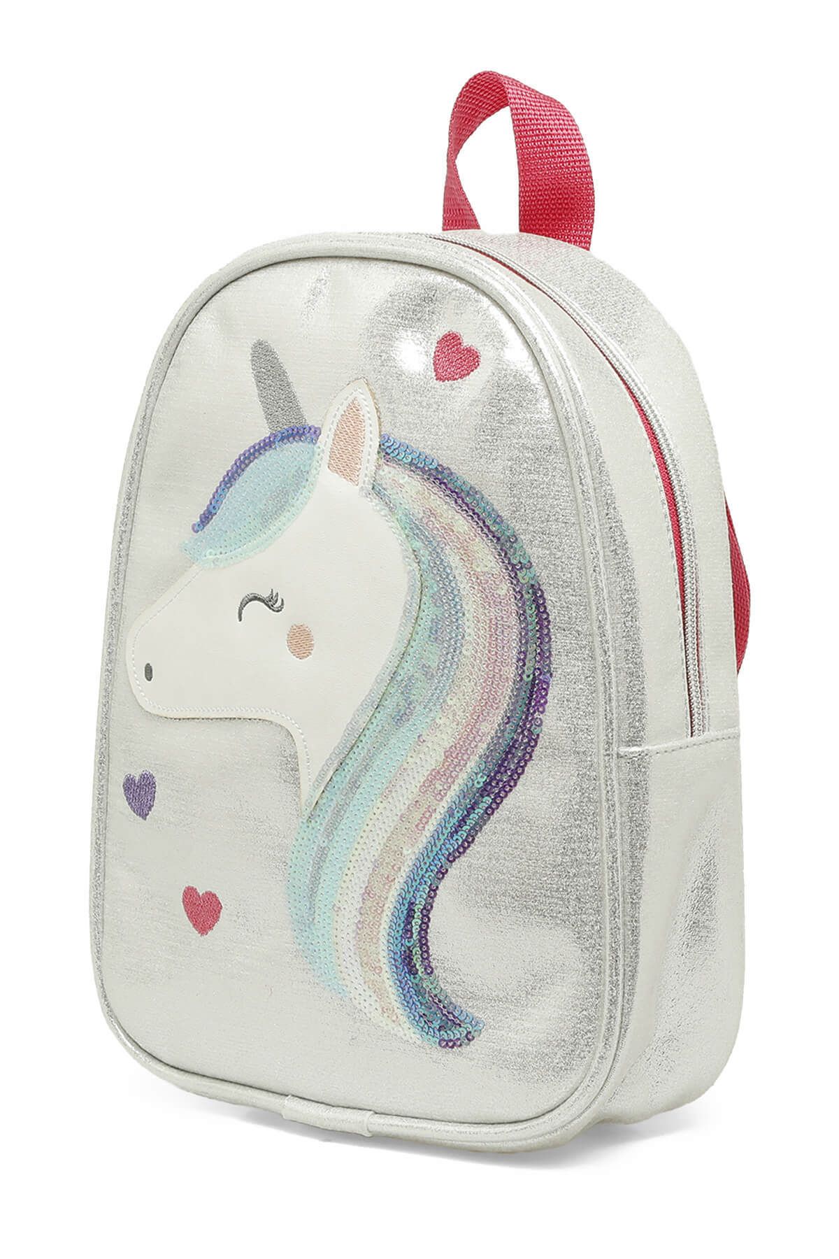 Polaris-Plecak ShINY UNICORN BACK 4FX Silver dla dziewczynki 2
