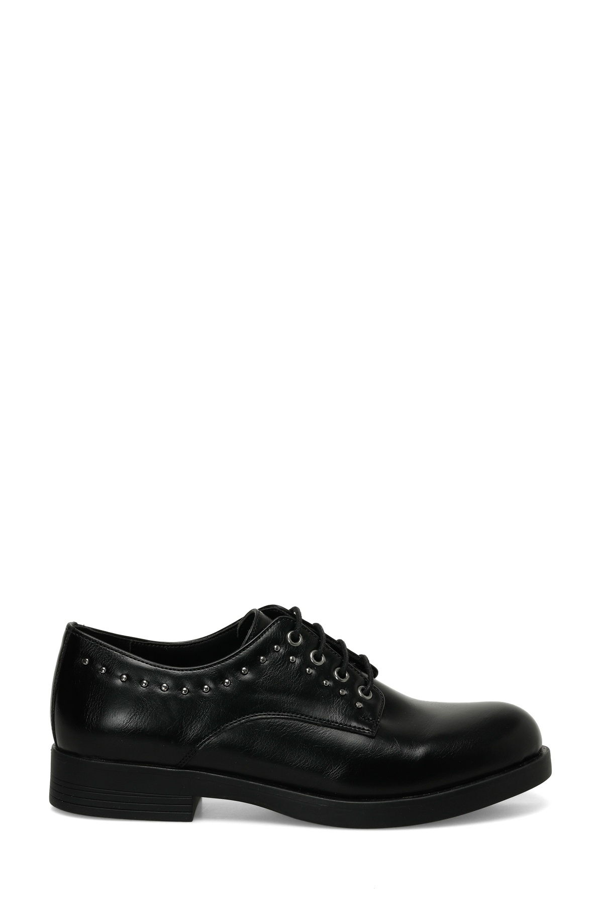 Polaris-324037 .Z 4PR Schwarze Oxford-Schuhe für Damen 1