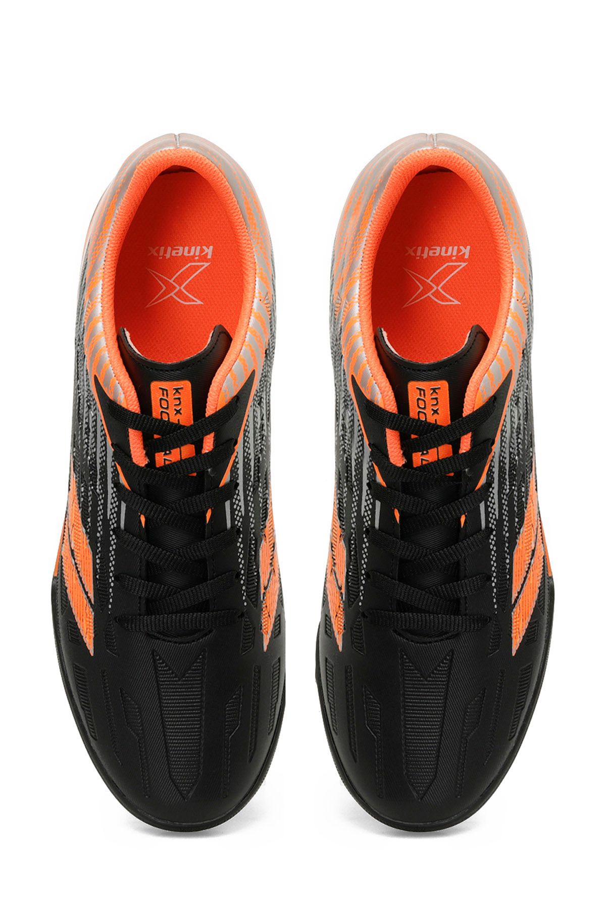 Kinetix-Speed Tf 4Pr - Black Unisex Astroturf and Field Shoes 4