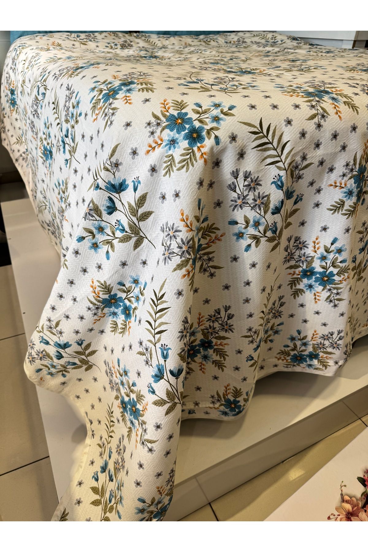 ŞENER HOME GelincikDesen Baskılı 150x240 Cm. Tek Kişilik Tek Pike