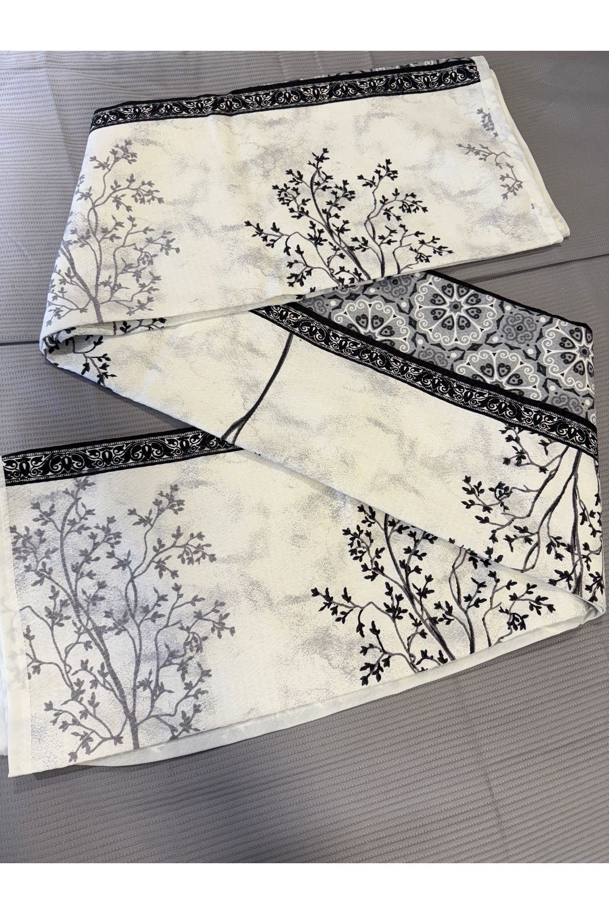 ŞENER HOME-Border Pattern Printed 150X240 Cm. Single Single Pike 8
