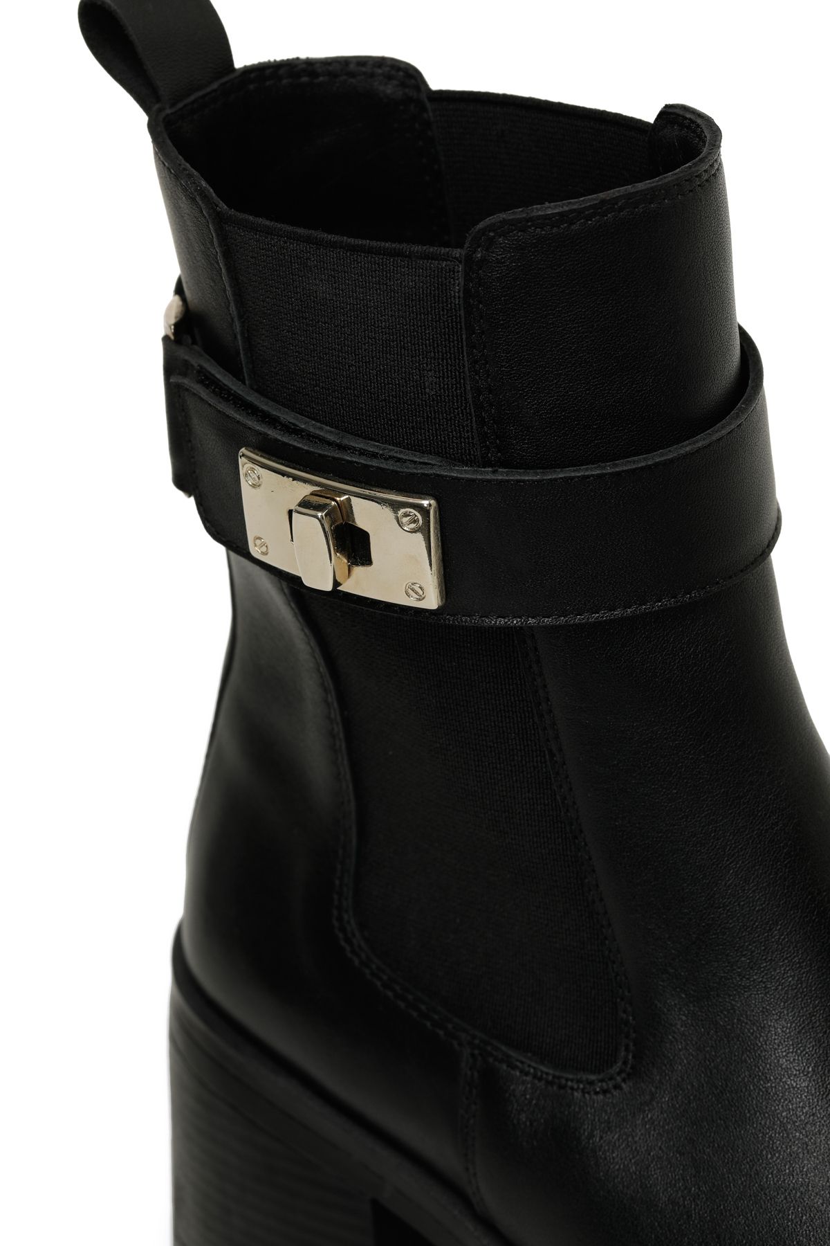 چکمه و بوت مشکی زنانه های پاشنه سیاه 4PR Nine West